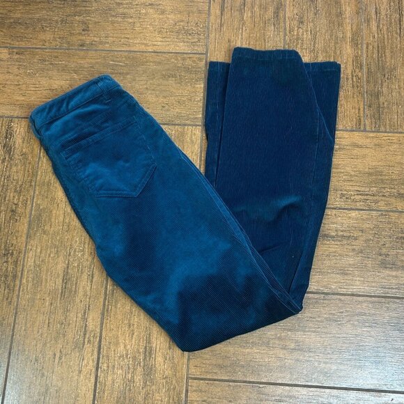 Laundry by Shelli Segal Dark Teal Stretch Corduroy Flare Bootcut Jeans Size 2 - Picture 5 of 10